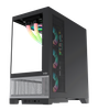 CASE MIK LUMINE GAMING BLACK 4 FAN