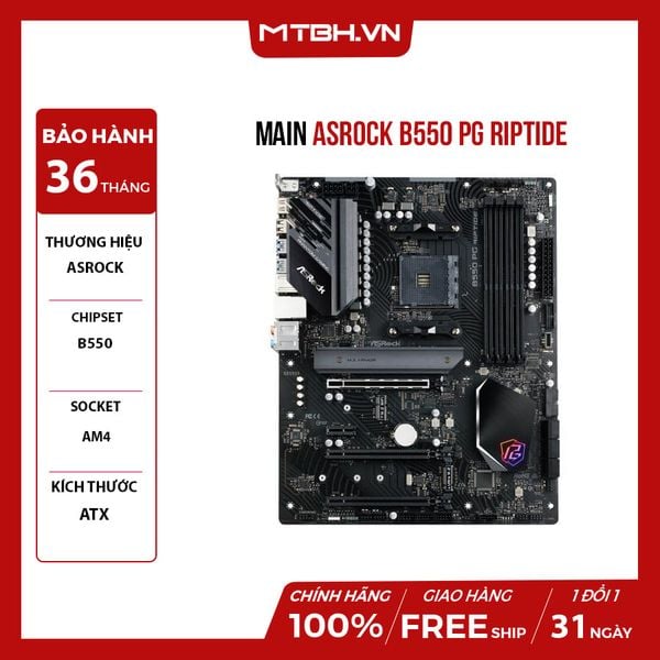 Main ASRock B550 PG Riptide