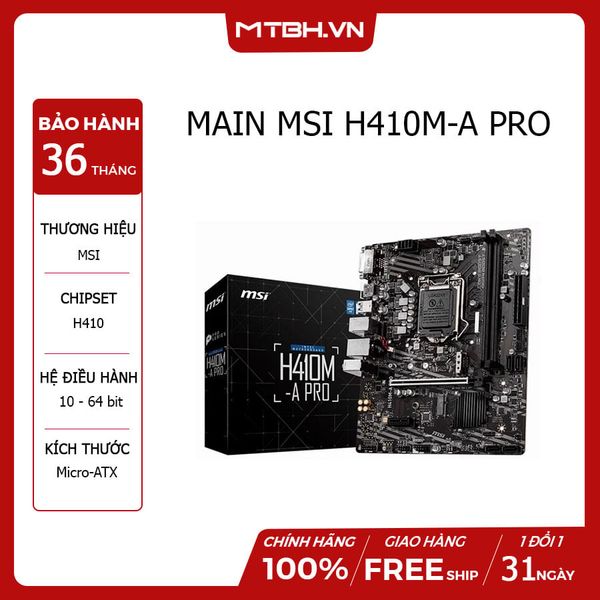 MAIN MSI H410M-A PRO