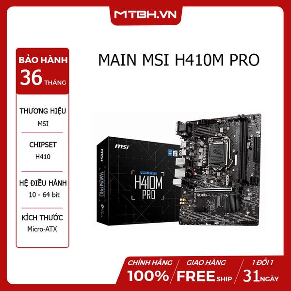 MAIN MSI H410M PRO