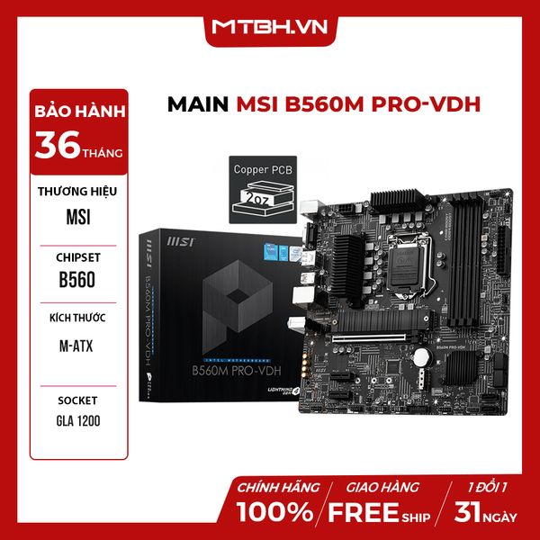 Main MSI B560M PRO-VDH