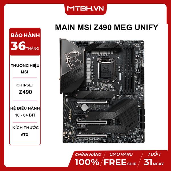 MAIN MSI Z490 MEG UNIFY