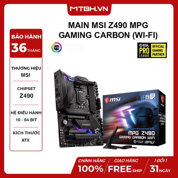 MAIN MSI Z490 MPG GAMING CARBON (WI-FI)
