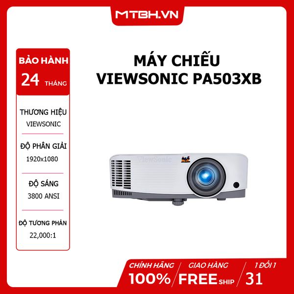 MÁY CHIẾU VIEWSONIC PA503XB 3800 ANSI LUMENS