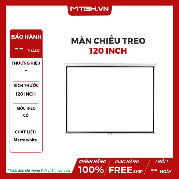 MÀN CHIẾU TREO 120