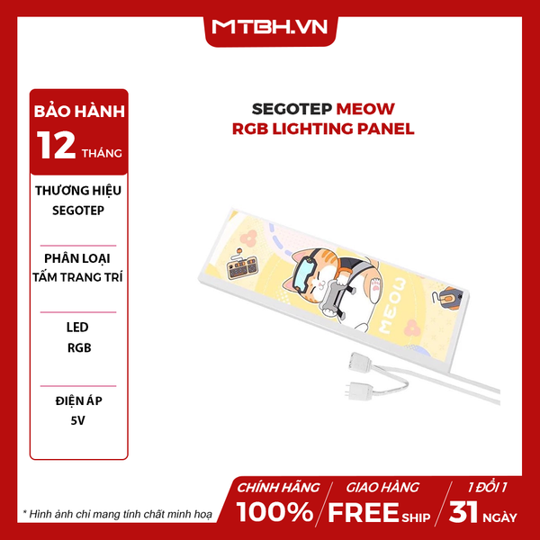 Segotep MEOW RGB Lighting Panel (TẶNG KÈM CASE)