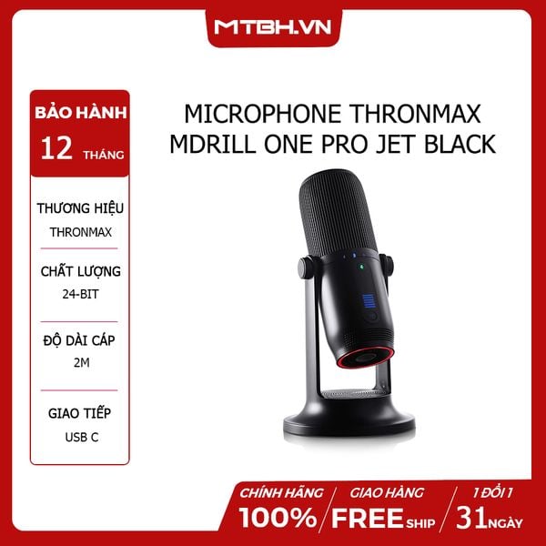 MICROPHONE THRONMAX MDRILL ONE PRO JET BLACK