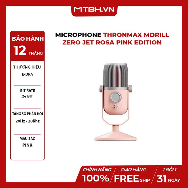 MICROPHONE THRONMAX MDRILL ZERO JET ROSA PINK EIDITON