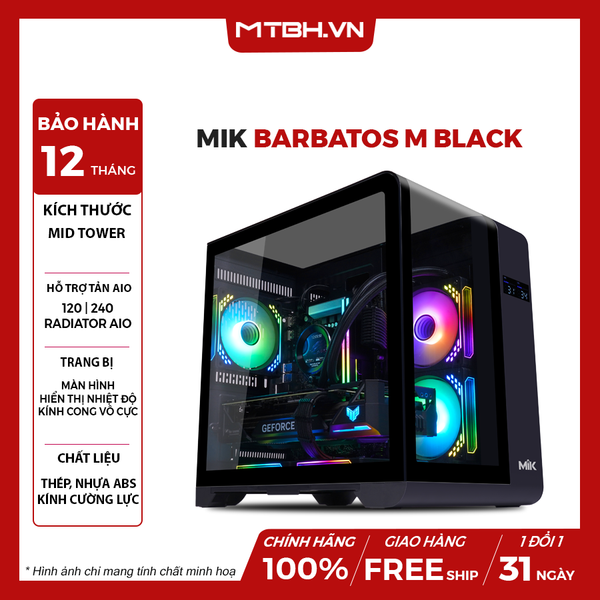 CASE MIK BARBATOS M BLACK