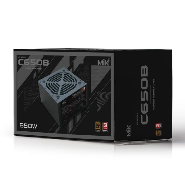 NGUỒN MIK SPOWER 650W C650B BH 12 THÁNG