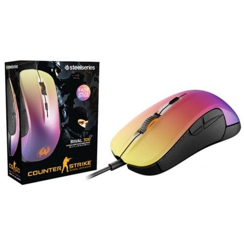 CHUỘT SteelSeries Rival 300 CS:GO Fade Edition NEW