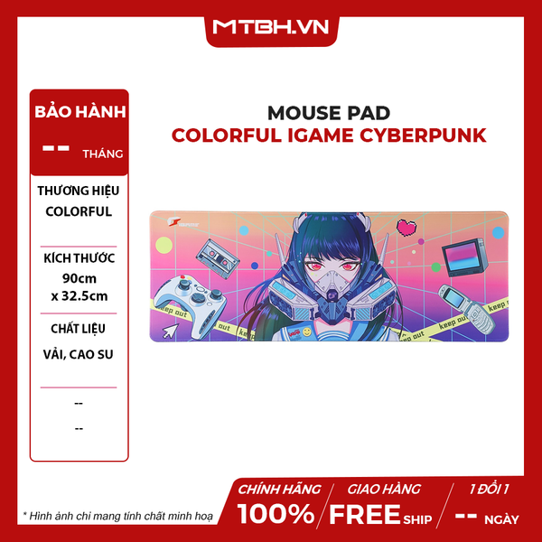 Mouse Pad Colorful Igame CyberPunk