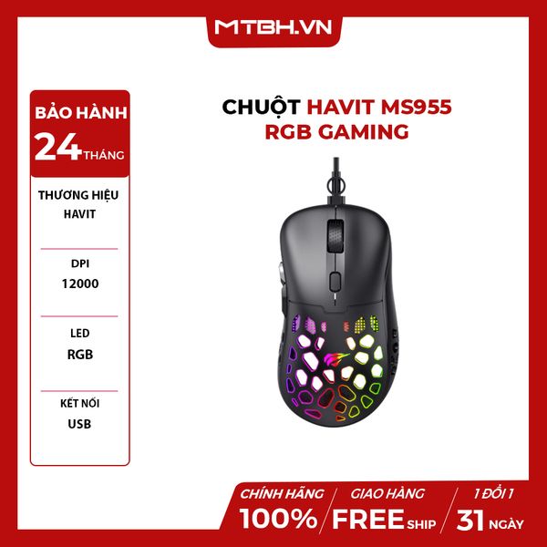 Chuột Havit MS955 RGB Gaming