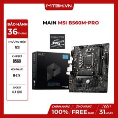 Main MSI B560M PRO