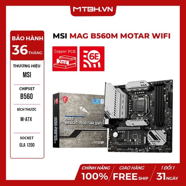 Main MSI B560M MAG MOTAR WIFI