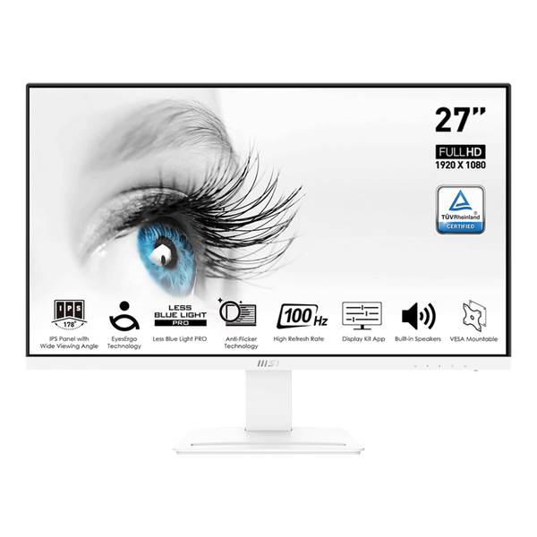 LCD MSI 27 INCH Pro MP273AW FHD IPS 100Hz 1ms HDMI+VGA+DP White