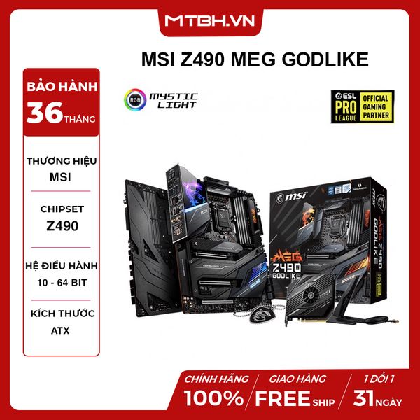 MAIN MSI Z490 MEG GODLIKE
