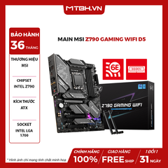 MAIN MSI Z790 GAMING WIFI D5 ( WIFI 6E / LGA1700 / ATX / 4xDDR5 )