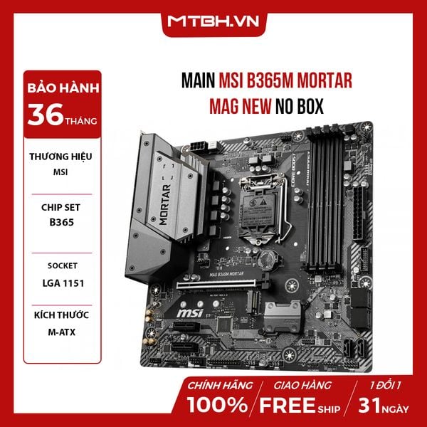 MAIN MSI B365M MORTAR MAG NEW NO BOX
