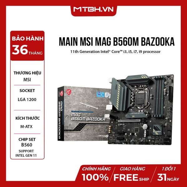 Main MSI MAG B560M BAZOOKA