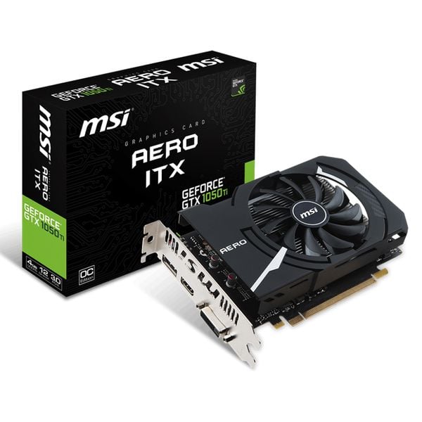 VGA MSI GTX 1050 Ti AERO ITX 4G OCV1 (1fan) new bh 36th