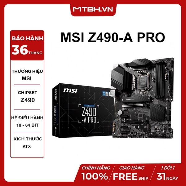 MAIN MSI Z490-A PRO