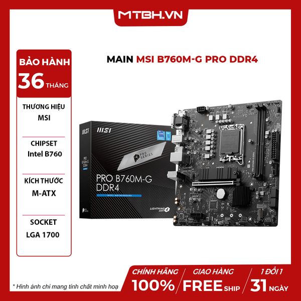 Main MSI B760M-G PRO DDR4