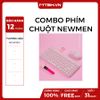 COMBO PHÍM CHUỘT KHÔNG DÂY NEWMEN K928 HỒNG