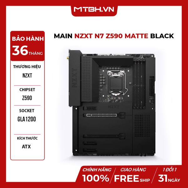 MAIN NZXT N7 Z590 MATTE BLACK