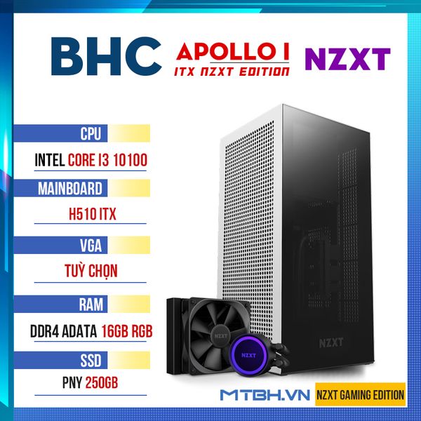 BHC APOLLO ITX NZXT EDITION (10100/16GB/250GB) GEN 10