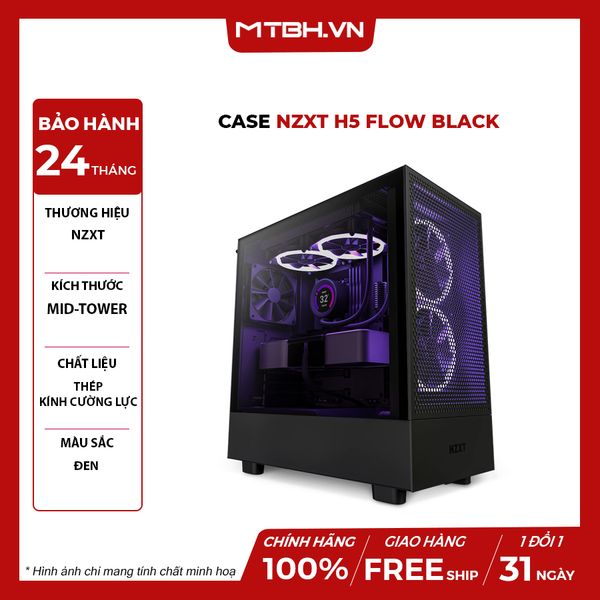 Case NZXT H5 Flow Black