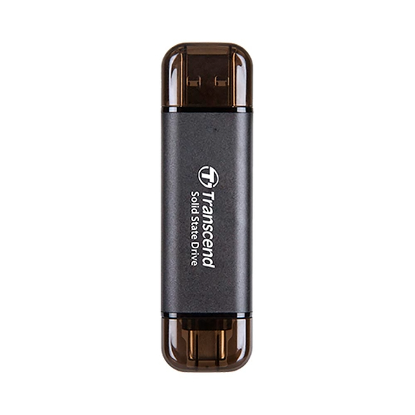Ổ cứng di động SSD 128GB Transcend ESD310 1050MB/s TS128GESD310C - Black | | Type C/A