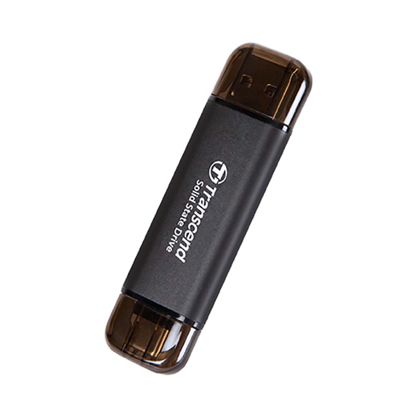 Ổ cứng di động SSD 128GB Transcend ESD310 1050MB/s TS128GESD310C - Black | | Type C/A
