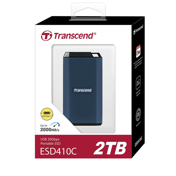 Ổ Cứng di Động SSD Transcend 2TB ESD410C, up to 2000MB/s, Type-C (TS2TESD410C)