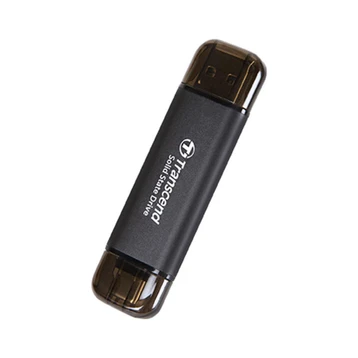 Ổ cứng di động SSD 256GB Transcend ESD310 1050MB/s TS256GESD310C - Black | Type C/A