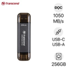 Ổ cứng di động SSD 256GB Transcend ESD310 1050MB/s TS256GESD310C - Black | Type C/A