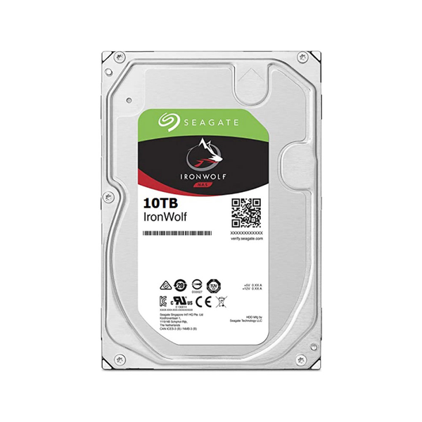 Ổ CỨNG SEAGATE IRONWOLF 10TB NAS SATA 3 7200RPM 256MB CACHE ST10000VN000