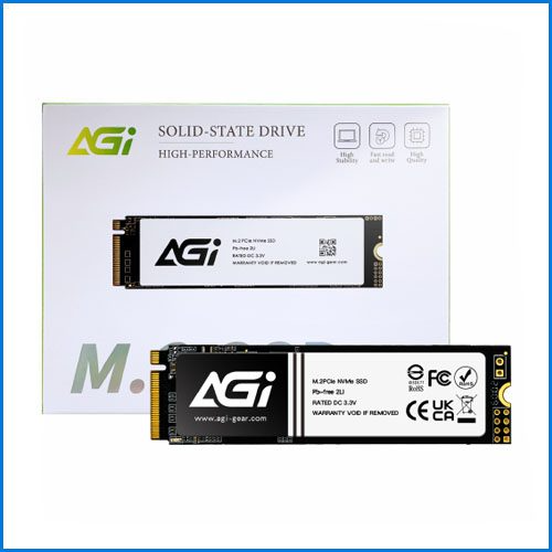 SSD AGI 512GB AI198 NVME M.2 Gen 3x4 (ĐỌC : 3000Mb/S)