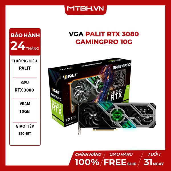VGA PALIT RTX 3080 GamingPro 10G