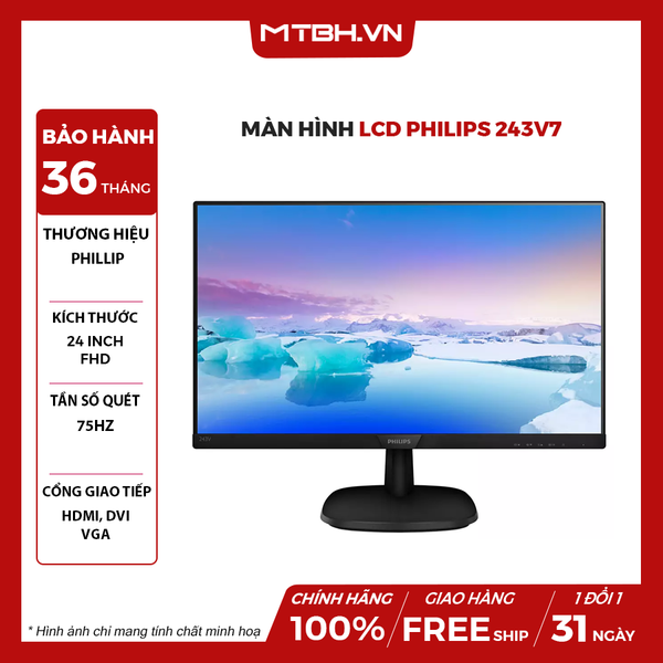 MÀN HÌNH LCD PHILIPS 243V7 24