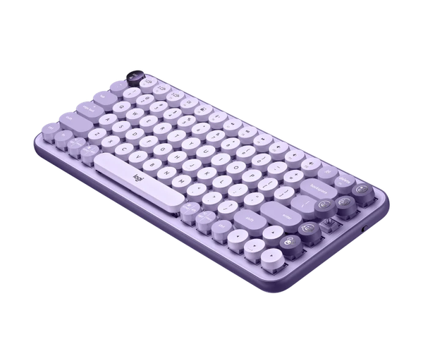 Bàn Phím Cơ Logitech Pop Keys Wireless Purple