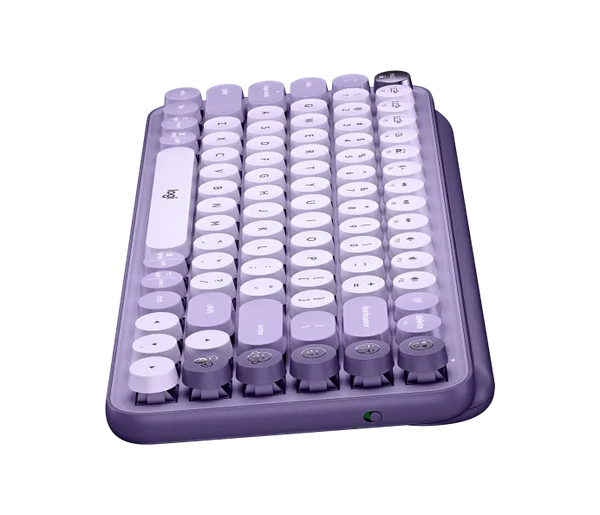 Bàn Phím Cơ Logitech Pop Keys Wireless Purple
