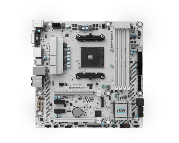 MAIN MSI B350M MOTAR ARCTIC NEW