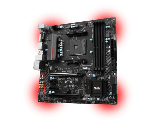 MAIN MSI B350M MOTAR NEW