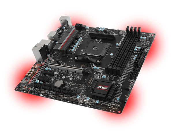 MAIN MSI B350M MOTAR NEW