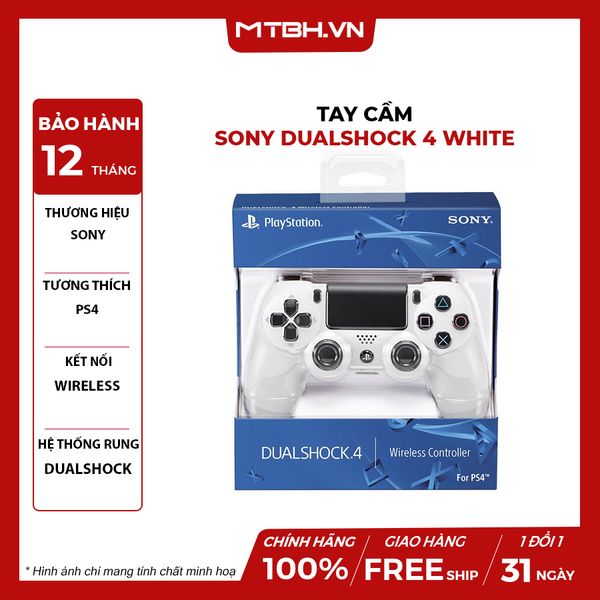 Tay Cầm Sony DualShock 4 White