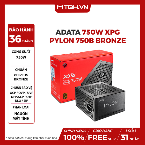 NGUỒN ADATA 750W XPG PYLON 750B BRONZE