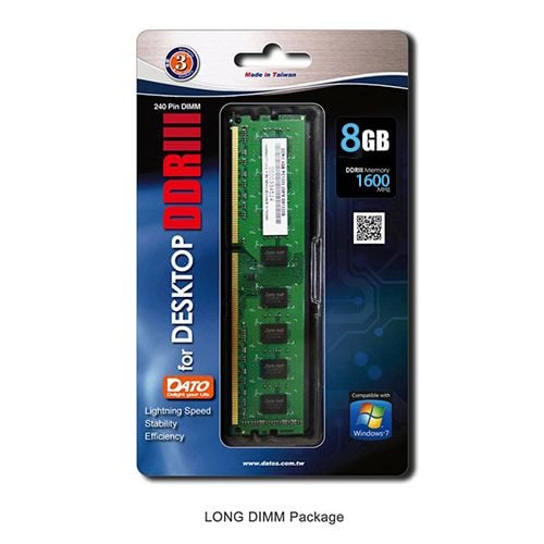 RAM DDR3 8GB DATO 1600Hz NEW BH 36TH