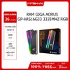 RAM DDR4 16GB GIGA AORUS RGB 16GB (2X8GB) 3333MHZ GP-ARS16G33