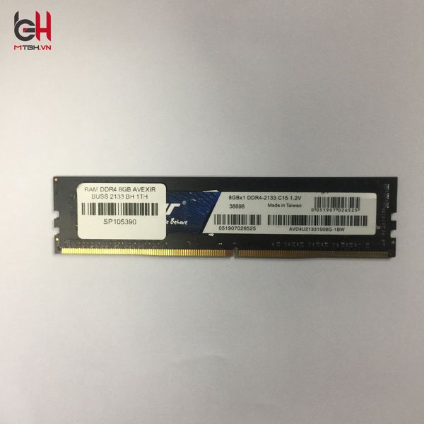 RAM DDR4 8GB AVEXIR BUSS 2133 BH 1TH